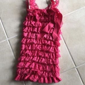 NEW Lace Romper - 4-6 years